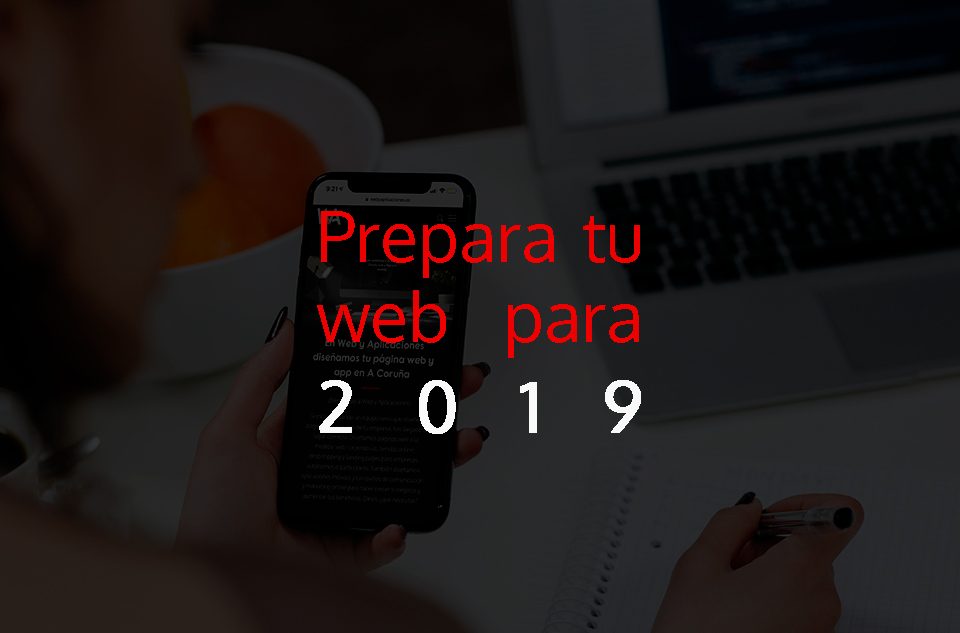 Página web para 2019 en Web y Aplicaciones